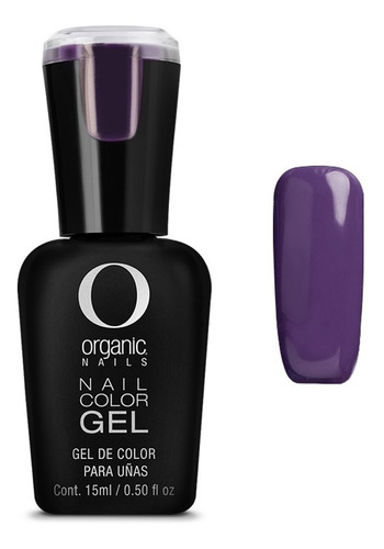 Color Gel Esmalte Uñas Organic Nails Color Midnight Gothic
