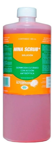 Nina Scrub Solución Germicin Cutánea Antiséptica 500ml