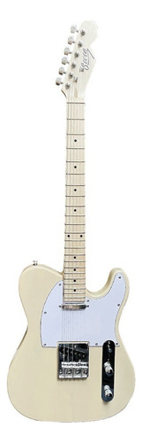 Guitarra elétrica Seven STC-307 IV de  tília ivory com diapasão de pau-rosa