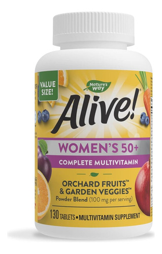 ¡la Naturaleza Está Viva! Mujeres 50+ Multivitamínico Comple