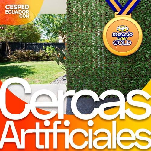 Imagen 3 de 10 de Cercas Con Enredaderas Artificiales