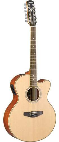 Guitarra acústica Yamaha CPX700II-12 para diestros natural palo de rosa