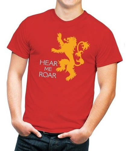 Playera Hombre Game Of Thrones House Lannister Varias Tallas