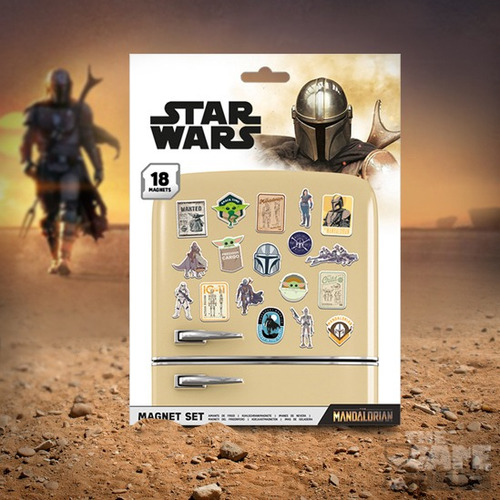 The Mandalorian Set De 18 Imanes De Nevera Refrigerador