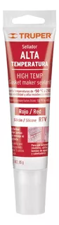 Silicona Sellador Alta Temperatura Roja 85g Truper Auto