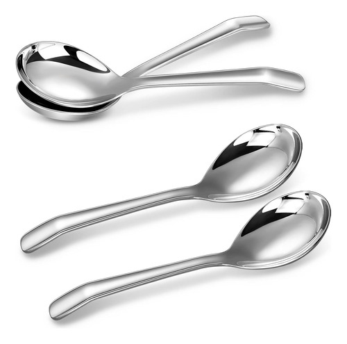 Cucharas De Sopa Keawell Premium De 7.3 Pulgadas Con Mango D