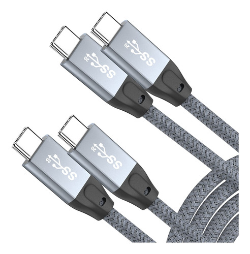 Usebean Cable Usb C A Usb C De 100 W 15 Pies (paquete De 2),