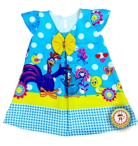 Mercado livre vestido galinha deals pintadinha