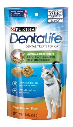 Dentalife Purina Gatos Premio Snack Cuidado Oral 40gr.