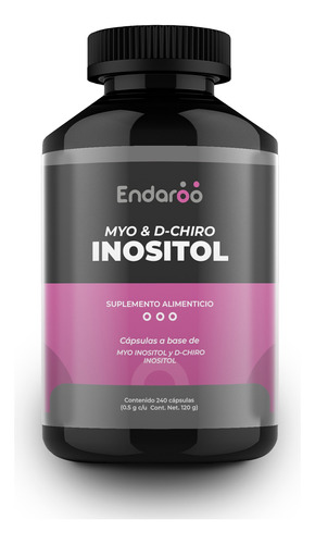 Myo Y D-chiro Inositol D 240 Cápsulas 500 Mg