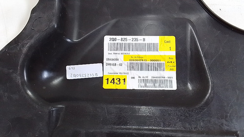 Vol Tolva Motor 2q0-825-235-b Para Carro/camioneta F-691