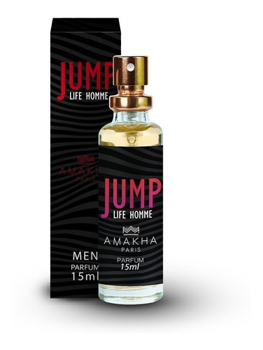 Imagem 1 de 1 de Perfume Jump Life Amakha Paris 15ml Excelente P/bolso Men