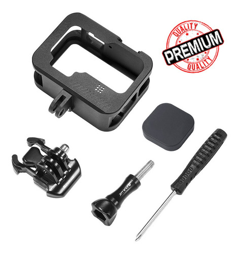 Imagen 5 de 7 de Marco Aluminio Frame Compatible Gopro Hero 10 9 Black Bdg