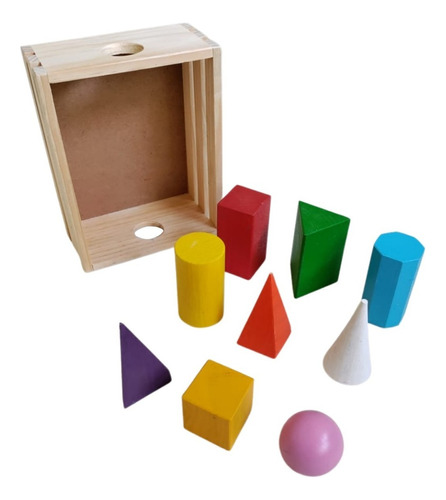 Material Montessori Didáctico De Figuras Geométricas