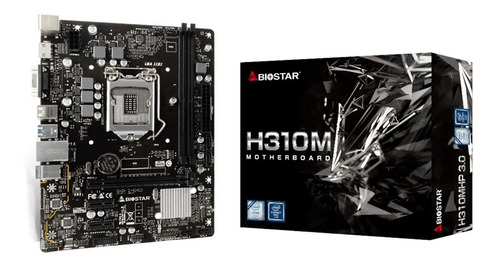 Placa Mãe Biostar Intel Lga 1151 H310m 8ª E 9ª Geração Ddr4