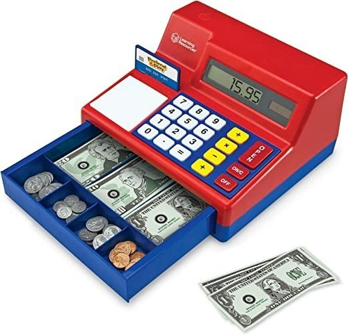 Caja Registradora De Juguete Con Calculadora Para Niños