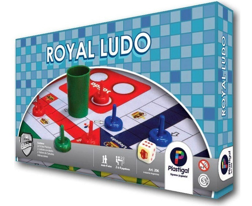 Juego De Mesa Royal Ludo De Plastigal Jugueteria Bloque