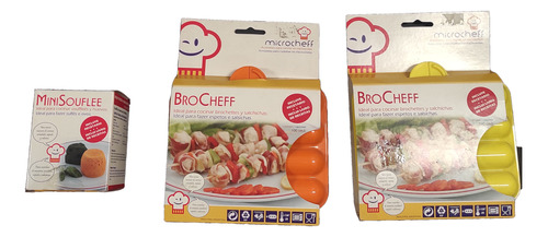 Combo Pack X3u Tuppers Microcheff Accesorio Para Cocinar 