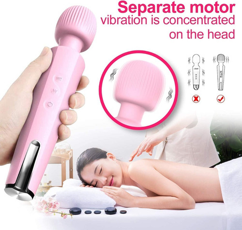 Imagen 3 de 5 de Vibrador Recargable 8 Velocidades 20 Modos De Vibrar