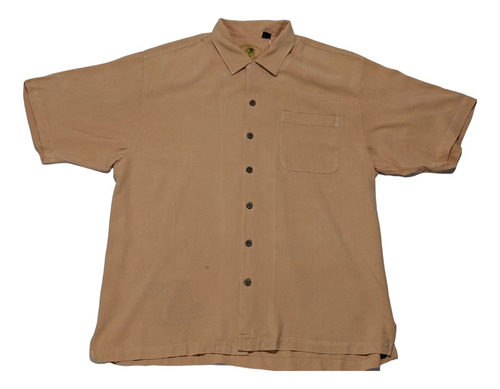 Bonita Camisa Eagle Dry Goods. Manga Corta. Seda. Talla L.