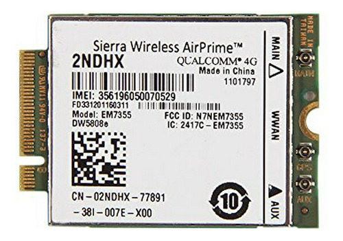 Sierra Wireless Airprime 2ndhx Em7355 Dw5808e Wwan Tarjeta N