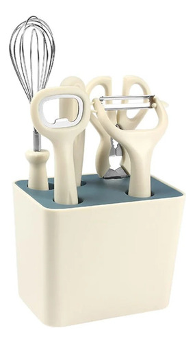 Set 6 Utensilios De Cocina Con Base