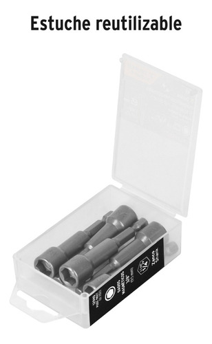 Pack 5 Punta Taladro, Dados Magnéticos 3/8'' Truper 12940