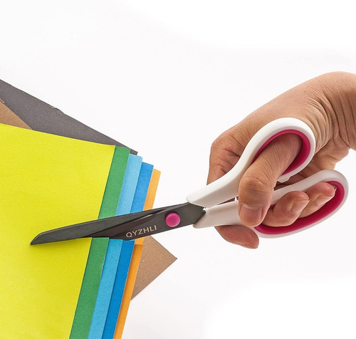Imagen 7 de 7 de Tijeras Cortar Profesional Costura Escolar Titanio 3m