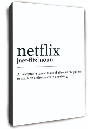 Cuadro Moderno - Definición De Netflix - Netflix Definition