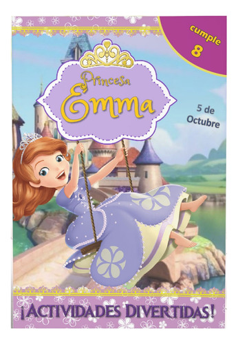 Princesa Sofia - Libro Para Colorear Textos Editables