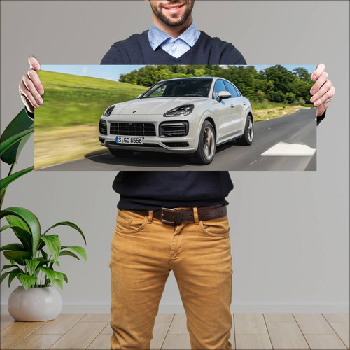 Cuadro 30x80cm Auto 2019 Porsche Cayenne S Coupe 285