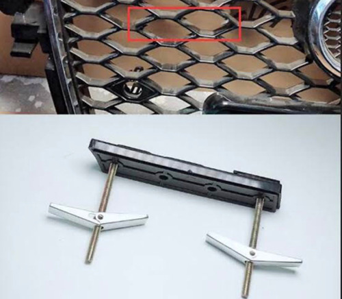 Emblema Audi Compatible Rs4 Parrilla !! No Grapas Plata