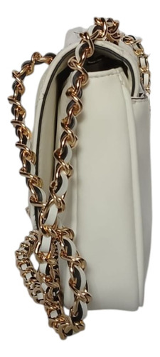 Crossbody Guess Para Mujer Color Blanco 100% Orginal Blanco Lisa Níquel Blanco