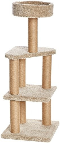 Amazonbasics Cat Activity Tree Con Scratching Posts.