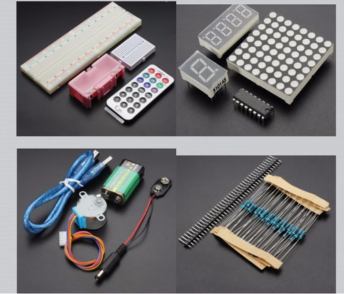 Imagen 5 de 6 de Arduino Uno Kit Intermedio. Pantalla Lcd, Servo, Stepper!