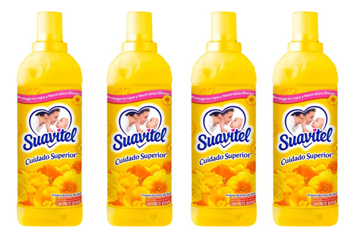 4 Pack Suavitel Suavizante Ropa 850 Ml