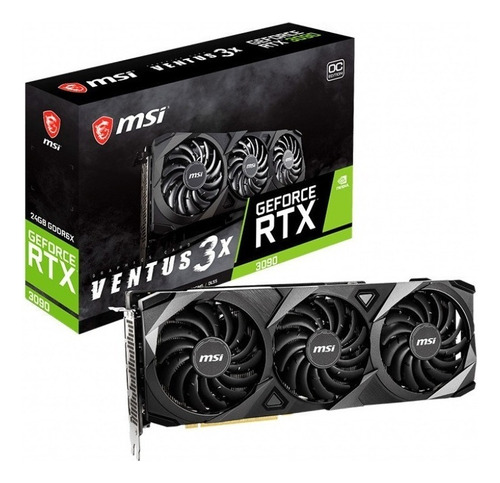 Placa De Video Nvidia Msi Rtx 3090 Ventus 3x 24gb