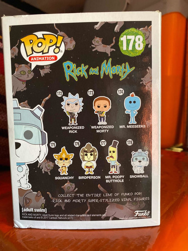 Funko Pop Snowball 178 Rick And Morty