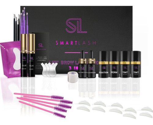 Kit Planchado De Ceja + Lash Lifting  +2 Pigmentos Smartlash