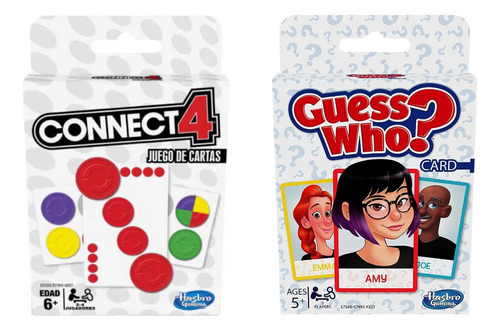 Conecta 4 Y Adivina Quién Juego De Cartas Hasbro