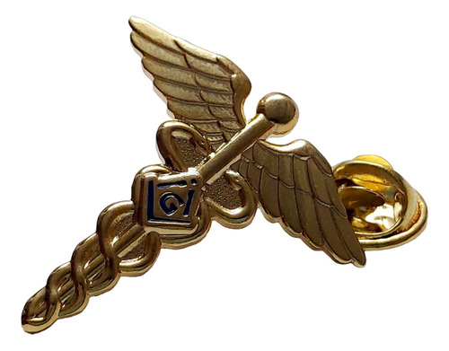 Pin Caduceu De Hermes Com Símbolo Maçom