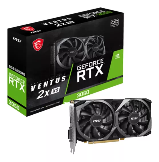 Placa De Video Msi Geforce Rtx 3050 Ventus 2x Xs 8g Oc