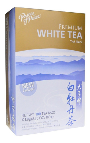 Te Blanco Premium Prince Of Peace. 100 Sobres 180g White Tea