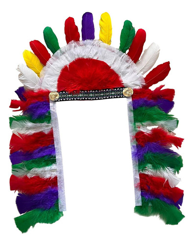 2 Diadema Con Tocado De Plumas Para Adultos Y Niños, Estilo