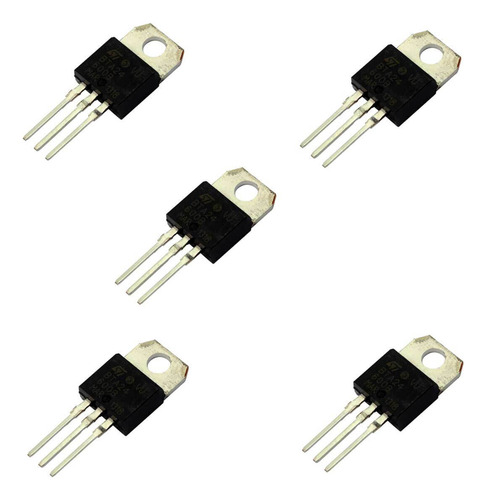 5 Peças Bta24 600b Bta24 25a / 600v Triac