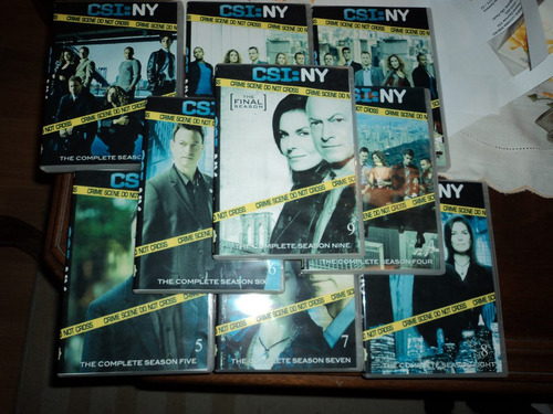 Csi Ny - Coleção Completa Com As 9 Temporadas Dubladas