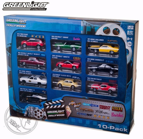 Greenlight Hollywood 10 Pack 1/64 Real Riders