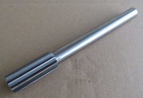 J&l Rcs-13750h Hss Chucking Reamer Ss, 12 Oal, Str Flut Ccf