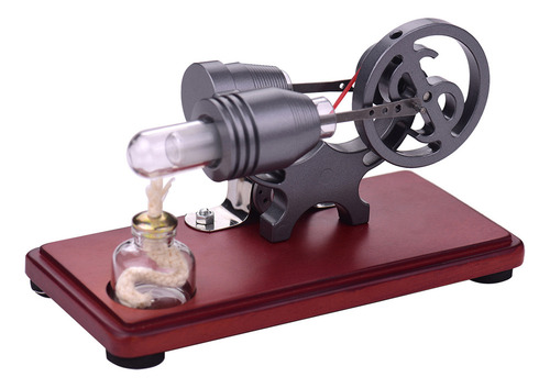 Modelo De Motor Stirling Retro Con Led Para Educación Y Dive
