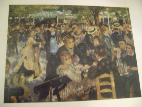 Lamina Con Passepartout Bal Du Moulin De La Gallette Renoir